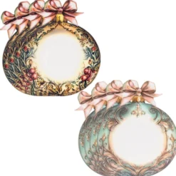 Motiv-Windradfolien, Weihnachtskugeln 3, 19,3cm x 23,3cm, 500µ, 2 Designs, 8 Stück