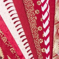 Naturpapier Colours of India "Mumbai", DIN A4, rot/orange, 20 Blatt