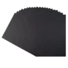 Naturpapiere, DIN A4, schwarz, handgemacht, ideal zum Prägen geeignet, 24 Bogen