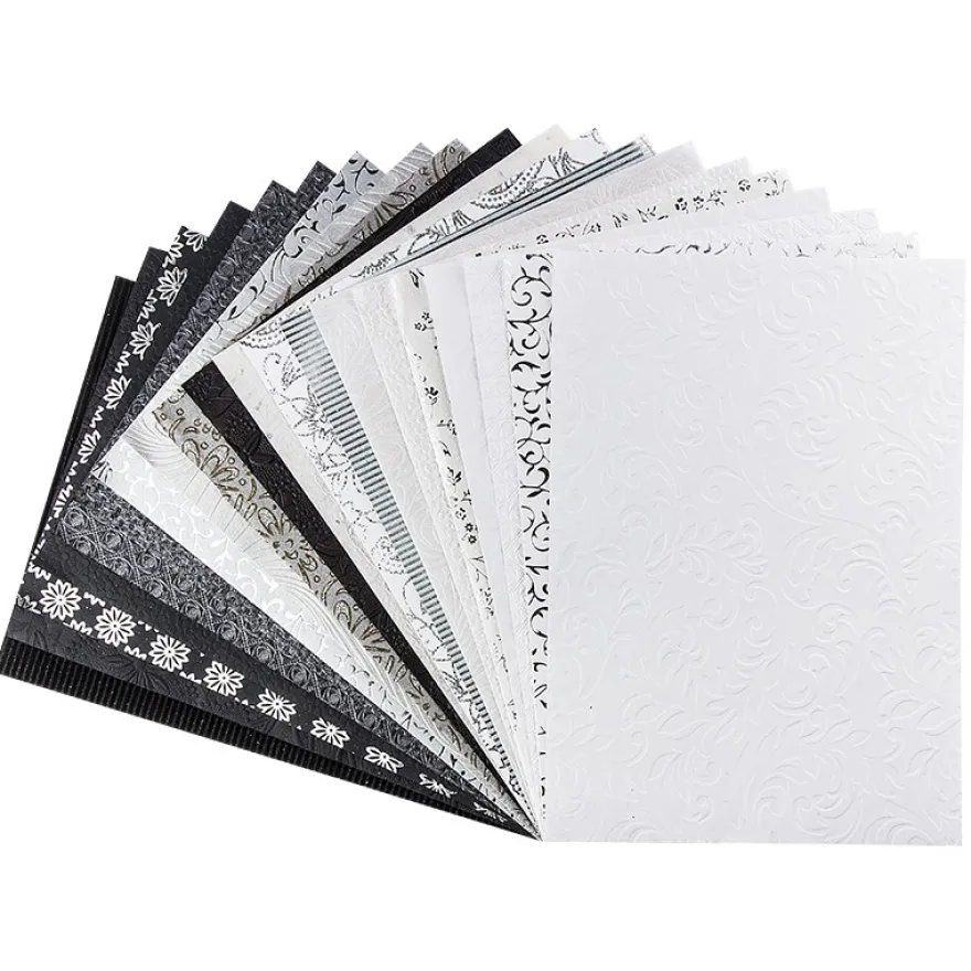 Naturpapiere, India Kollektion, DIN A4, Block mit 20 Blatt, Sortierung 4