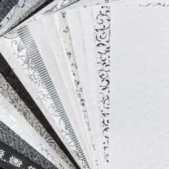 Naturpapiere, India Kollektion, DIN A4, Block mit 20 Blatt, Sortierung 4