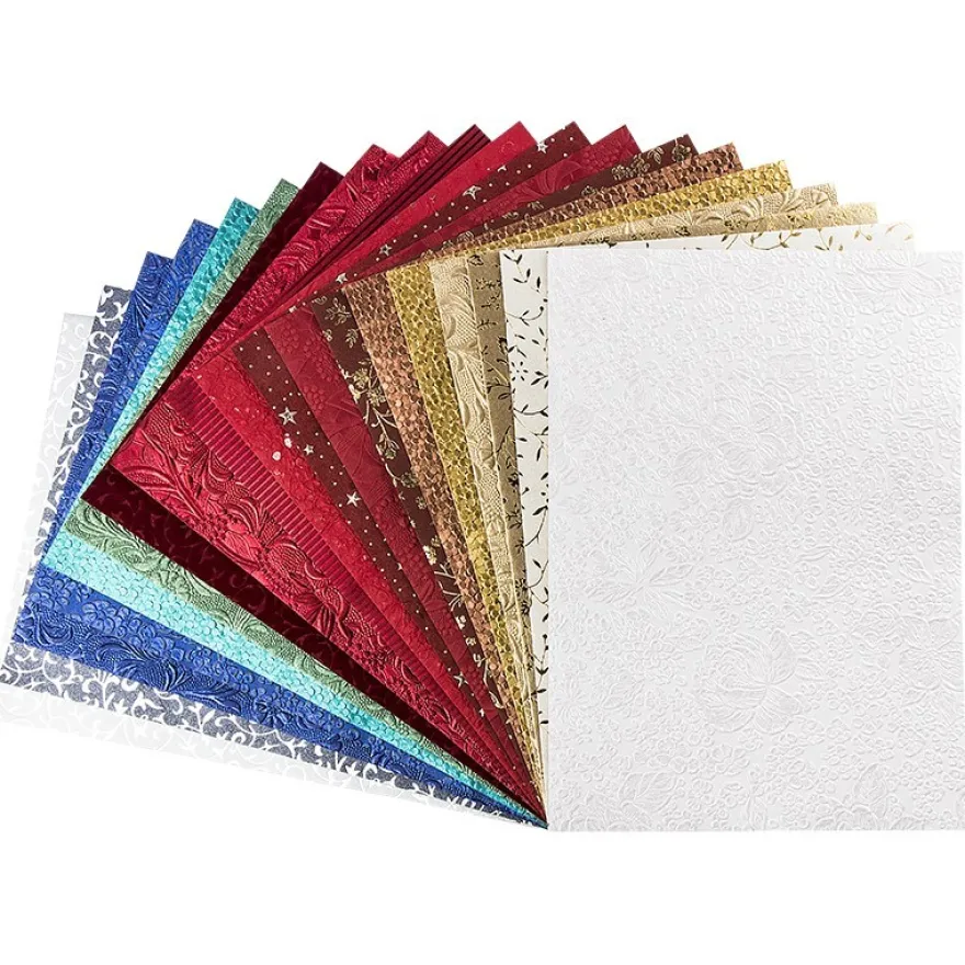 Naturpapiere, India Kollektion, DIN A4, Block mit 20 Blatt, Sortierung 1