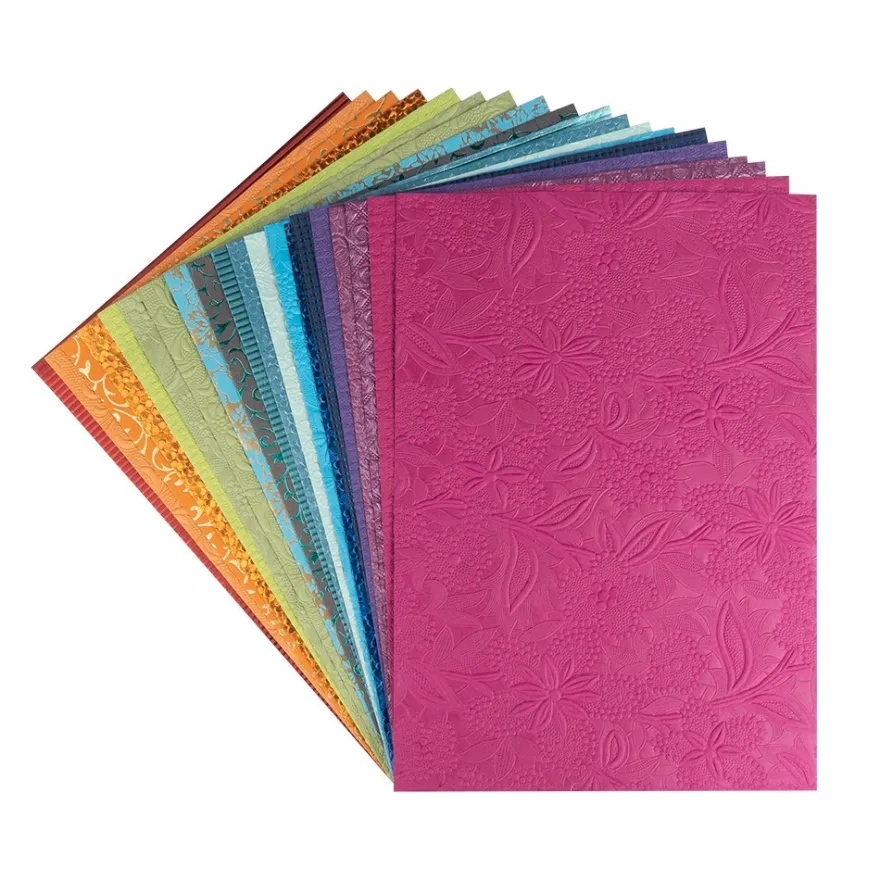 Naturpapiere, India Kollektion, DIN A4, Block mit 20 Blatt, Sortierung 5
