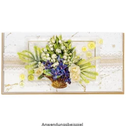 Noblesse Zierdeckchen Rechteck, Transparentpapier, 13,5cm x 8,5cm, weiß, 20 Stück