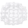 Noblesse Zierdeckchen 4, Transparentpapier, Ø 13cm, weiß, 20 Stück