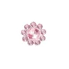 Ornament-Glitzersteine, Ø 9 mm, 50 Stück, rosa