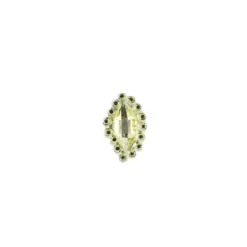 Ornament-Glitzersteine, 50 Stück, Design 7, lindgrün