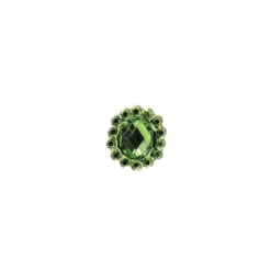 Ornament-Glitzersteine, 50 Stück, Design 9, grün