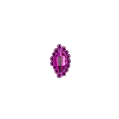 Ornament-Glitzersteine, 50 Stück, Design 7, pink
