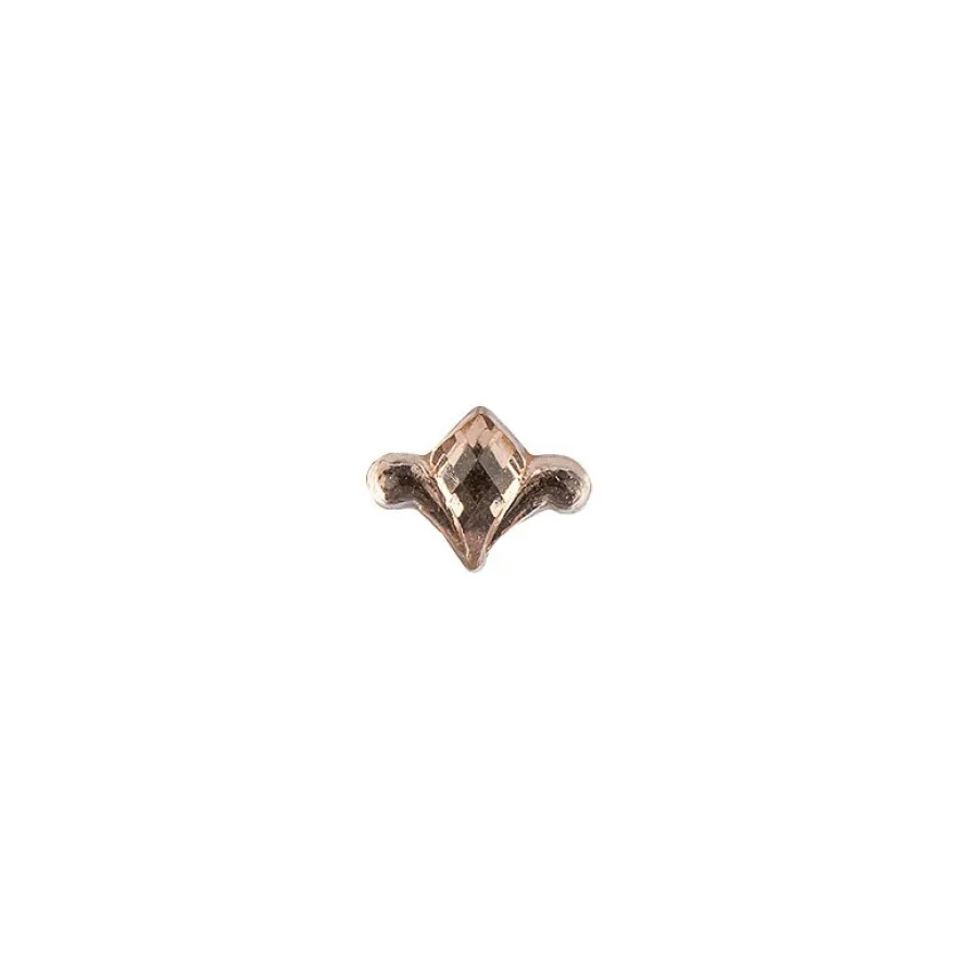 Ornament-Glitzersteine, 50 Stück, Design 8, lachs
