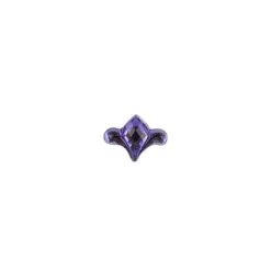 Ornament-Glitzersteine, 50 Stück, Design 8, lila