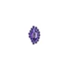 Ornament-Glitzersteine, 50 Stück, Design 7, lila
