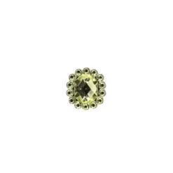 Ornament-Glitzersteine, 50 Stück, Design 9, lindgrün