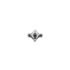 Ornament-Glitzersteine, 50 Stück, Design 8, klar