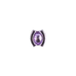 Ornament-Glitzersteine, 50 Stück, Design 10, flieder