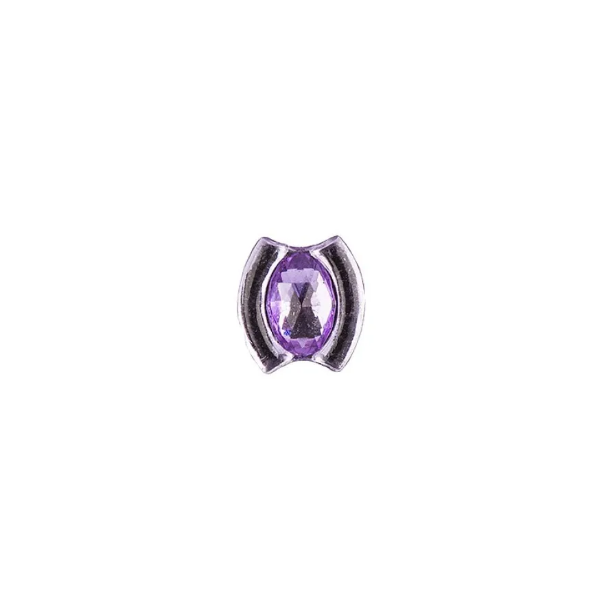 Ornament-Glitzersteine, 50 Stück, Design 10, flieder