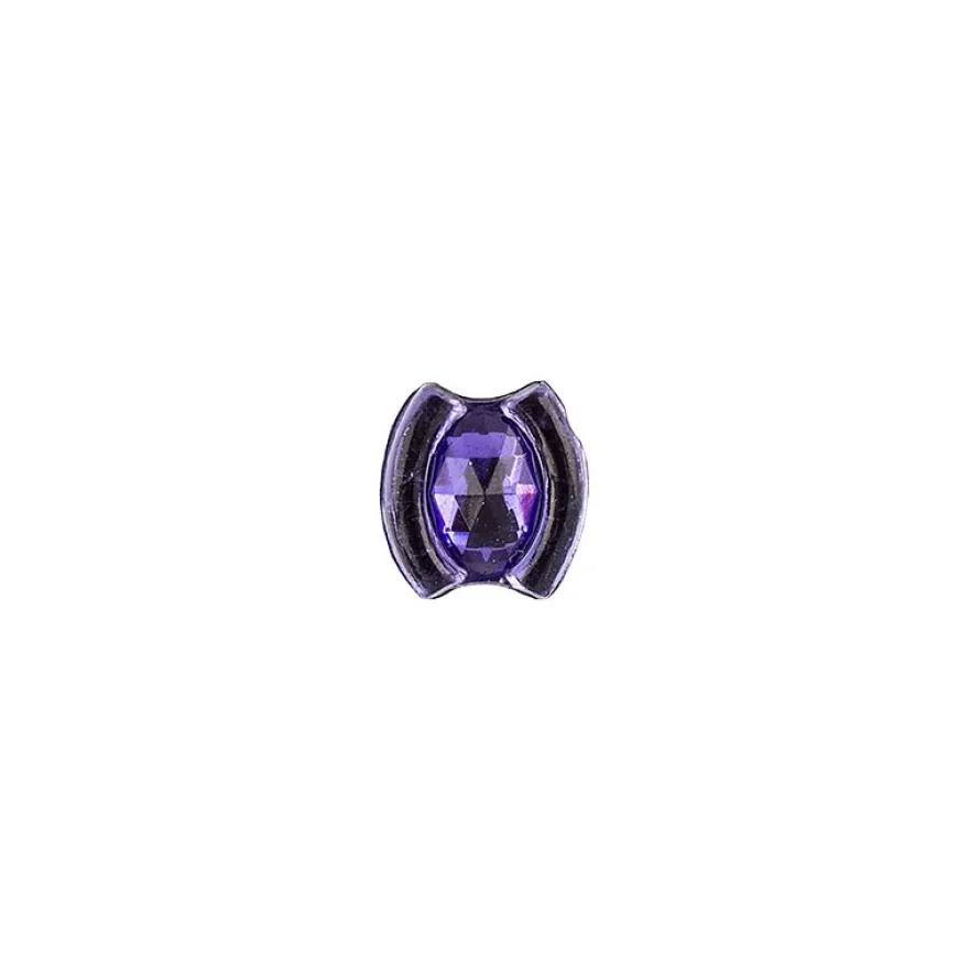 Ornament-Glitzersteine, 50 Stück, Design 10, lila