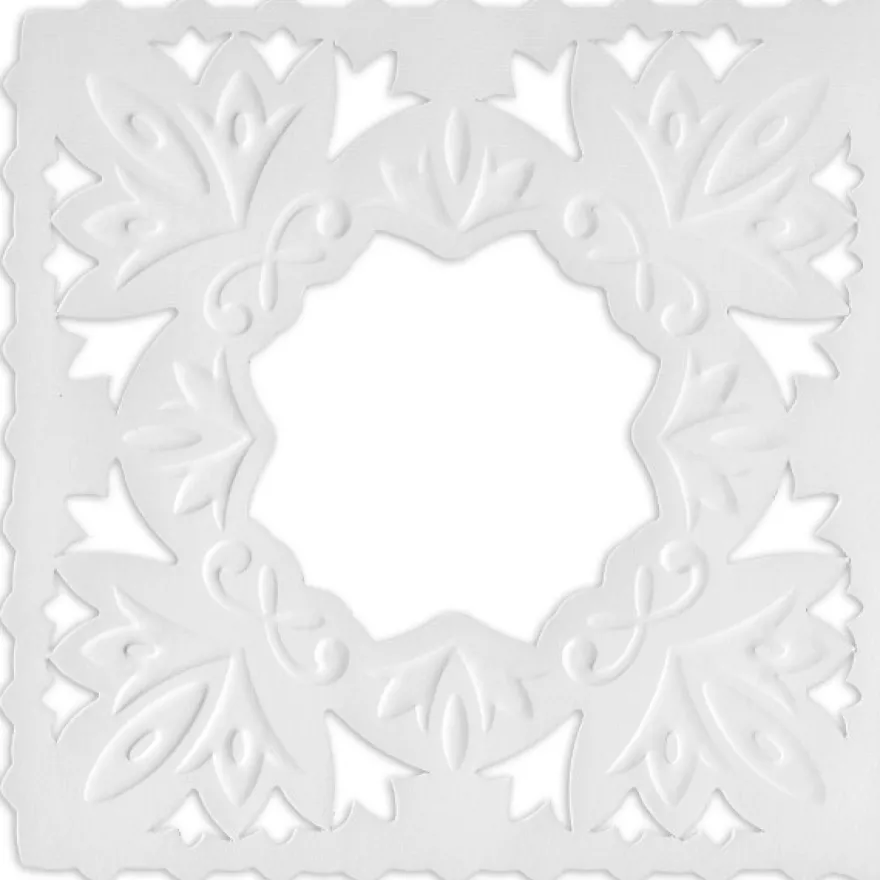 Ornamentik-Grußkarten, 14x14cm, 10 Stück, Design 6