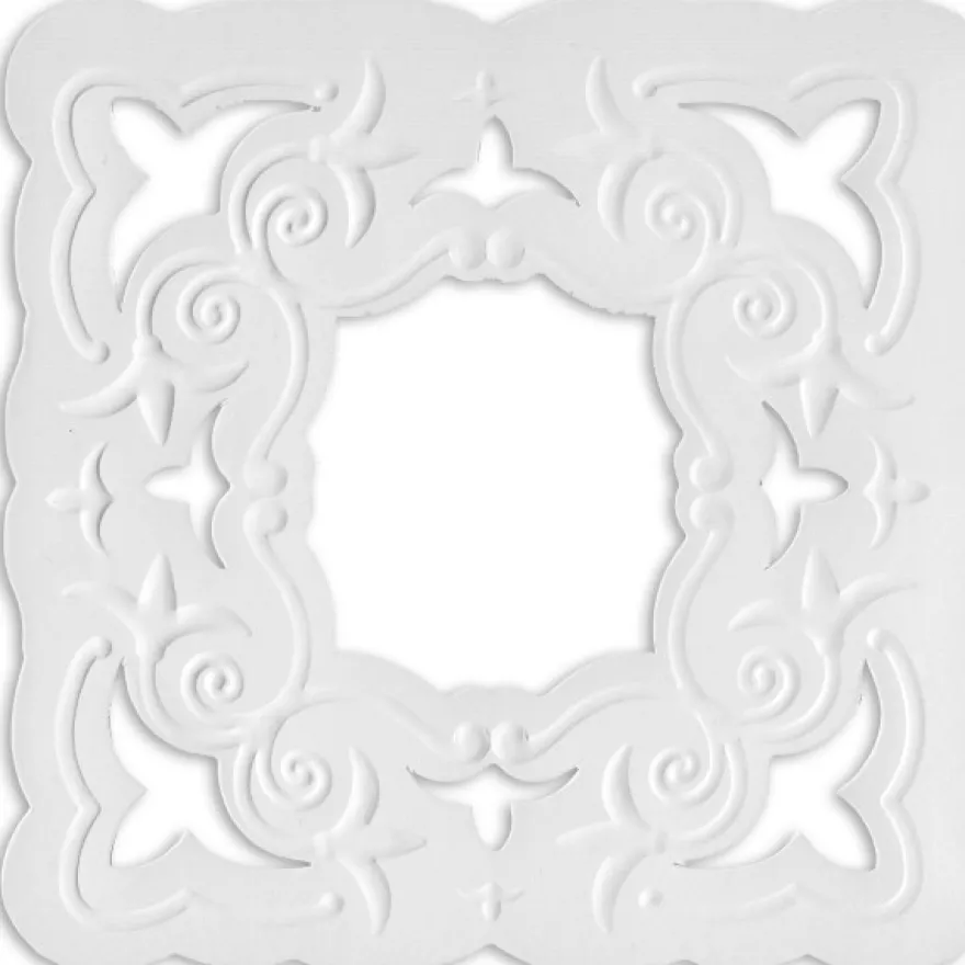 Ornamentik-Grußkarten, 14x14cm, 10 Stück, Design 4