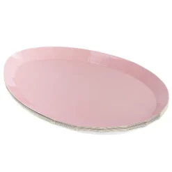 Oster-Teller, Eiform, 27cm x 18,5cm, 5 verschiedene Farben, 10 Stück