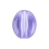 Oval-Perlen, transparent, 8mm, violett, 100 Stück