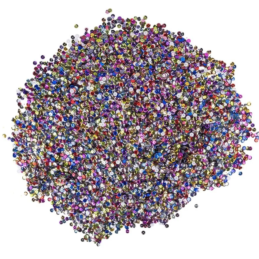 Pailletten-Set, metallic, 20 Beutel à 15g, Ø 5mm