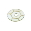 Pailletten, transparent, irisierend, 15 g, Ø6 mm, grüngelb