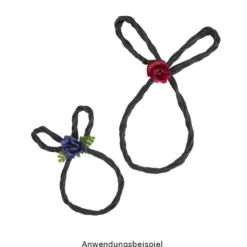 Papierdraht, 10m lang, Ø 3mm, schwarz