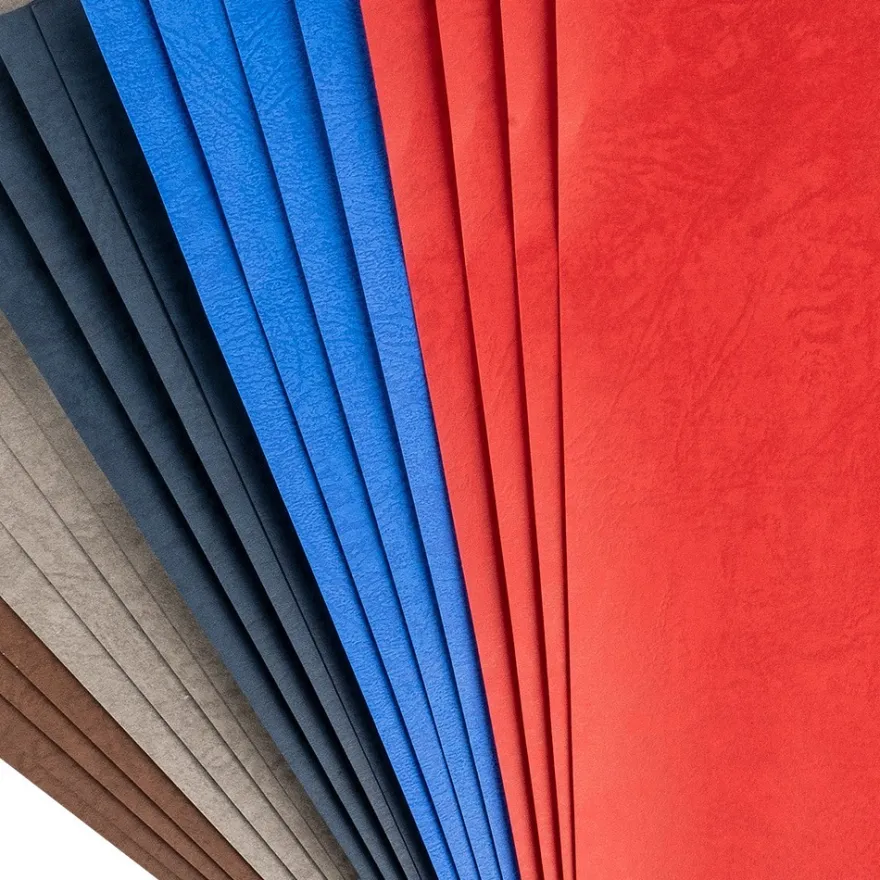 Papier, Lederoptik, DIN A4, 120 g/m², 5 Farben, 20 Bogen