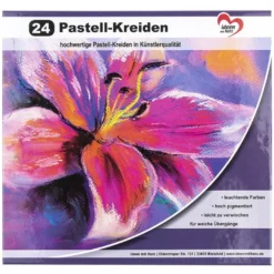 Pastell-Kreide, 24 hochwertige Kreiden