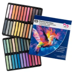 Pastell-Kreide, 48 hochwertige Kreiden, verschiedene Farben