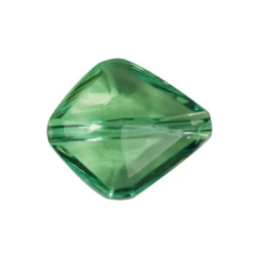 Perle Briolette-Art, 2,2 x 2 cm, 4 Stück, peridot