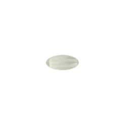Perle, länglich 0,8 x 0,3 cm, 50 Stück, kristall