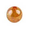 Perlen, Crackle, Ø 10mm, orange-irisierend, 50 Stk.