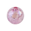 Perlen, Crackle, Ø 10mm, rosa-irisierend, 50 Stk.