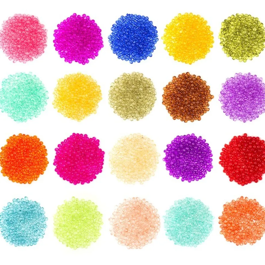 Perlen "Diana", Ø 4 mm, 4000 Stück, 20 verschiedene Farben
