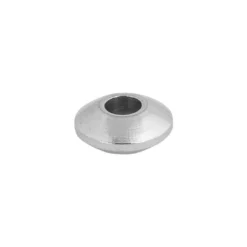 Perlen, Edelstahl, Scheibe, Ø 6mm, 3mm hoch, silber, 40 Stück
