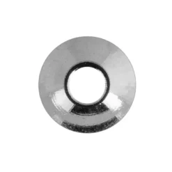 Perlen, Edelstahl, Scheibe, Ø 6mm, 3mm hoch, silber, 40 Stück