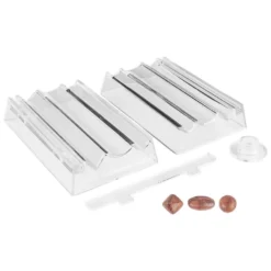 Perlen-Former, 2-teilig, transparent, für 3 unterschiedl. Perlen-Formen, inkl. Zubehör