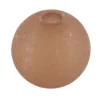 Perlen, gefrostet, Ø 6mm, 150 Stück, braun