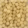 Perlen, gefrostet, Ø 6mm, 150 Stück, creme