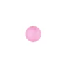 Perlen, gefrostet, Ø 4mm, 200 Stück, rosa