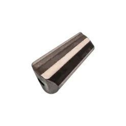Perlen, Kegel, 3mm x 6mm, kaffeebraun, metallic, 40 Stück