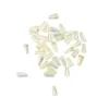 Perlen, Kegel, 3mm x 6mm, klar, irisierend, 40 Stück