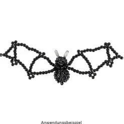 Perlen, Ø 4mm, schwarz, 200 Stück