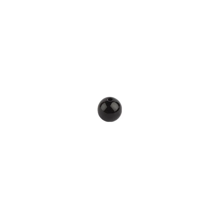 Perlen, Ø 8mm, schwarz, 100 Stück