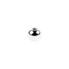 Perlen, Ø 4mm, silber, 500 Stück