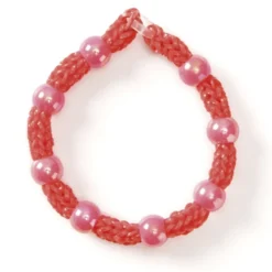Perlen "Mona", Ø10 mm, 50 Stück, rosa-irisierend