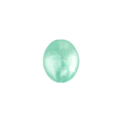 Perlen, oval, 2cm x 2,5cm, Jade-Optik, mint, perlmutt-schimmernd, 10 Stück