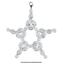 Perlen, Ovale, facettiert, 1cm x 1,3cm, transparent, 15 Stück